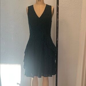 Elegant Green Lace Dress